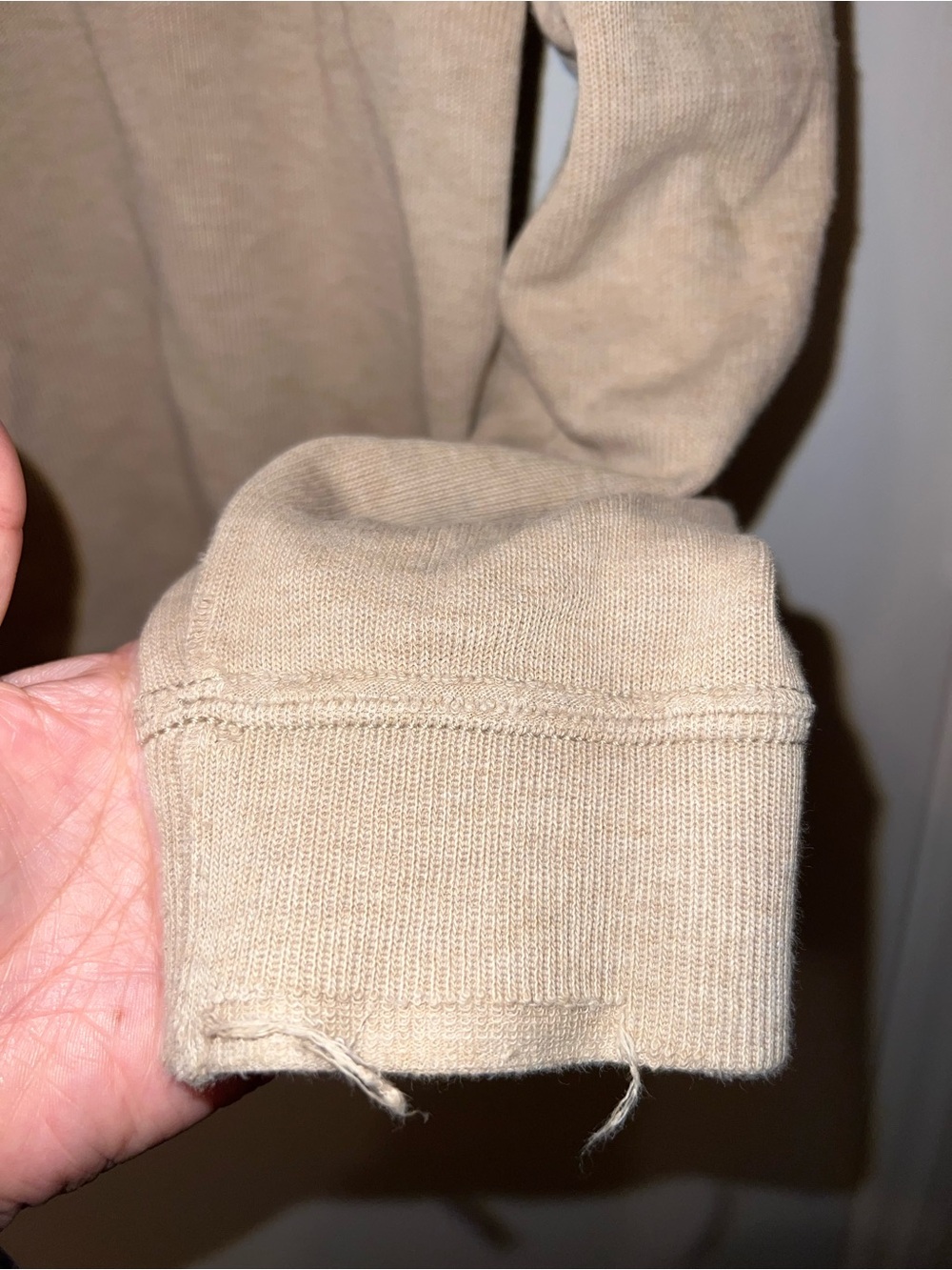 Polo by Ralph Lauren unisex Beige Half-Zip Long Sleeve Shirt - Picture 7 of 7